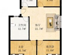 青岛李沧河南庄河南庄小区 3室1厅1卫出租房源真实图片
