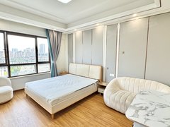 湖州长兴长兴市区利时国际酒店旁 太湖公馆精装一室 民用水电奶油风 随时可看房出租房源真实图片