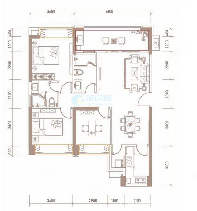 户型 户型图 平面图 640_684