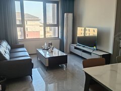 保定雄安新区容城朗悦书苑两室两厅一卫电梯房，精装修出租房源真实图片