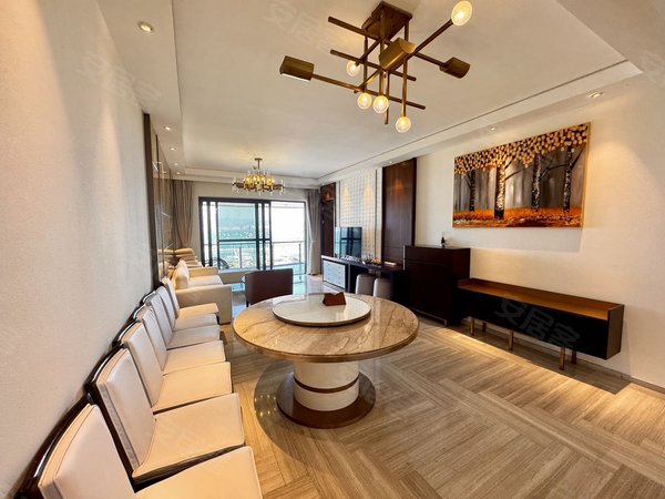 三亚吉阳鹿回头复地鹿岛年租20万  复地鹿岛 4房3卫  高层一线海景 南北通透出租房源真实图片