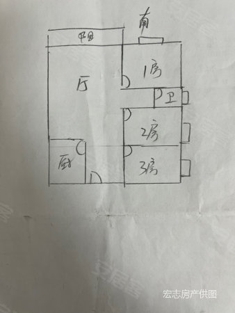 云谷小区3室2厅1卫83㎡南北139万