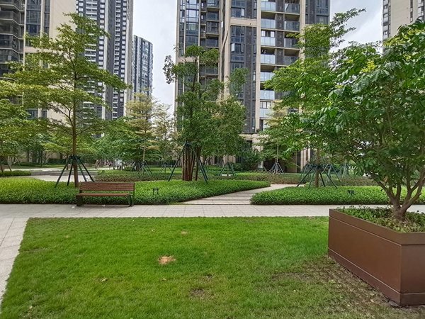 广州荔湾广钢新城保利碧桂园公园大道海郡花园 飞机户型 精装配齐拎包