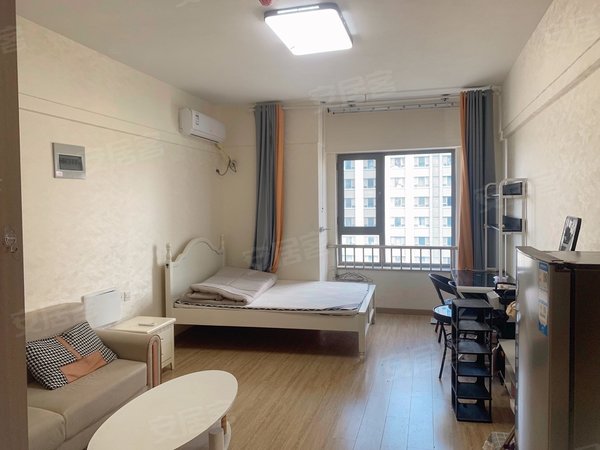 济南历城唐冶绿地城(商住楼)整租 绿地城公寓 1室1厅1卫 精装修 近东