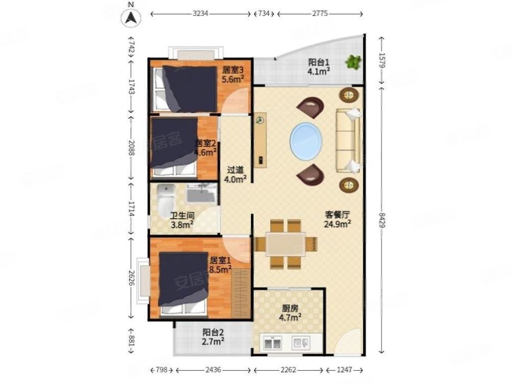 丽景城精装21房采光通风好正地铁口看房方便急售
