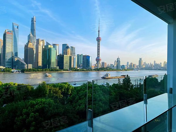 上海虹口北外滩新外滩花苑真实降维碾压全上海一线黄浦江江景,商务