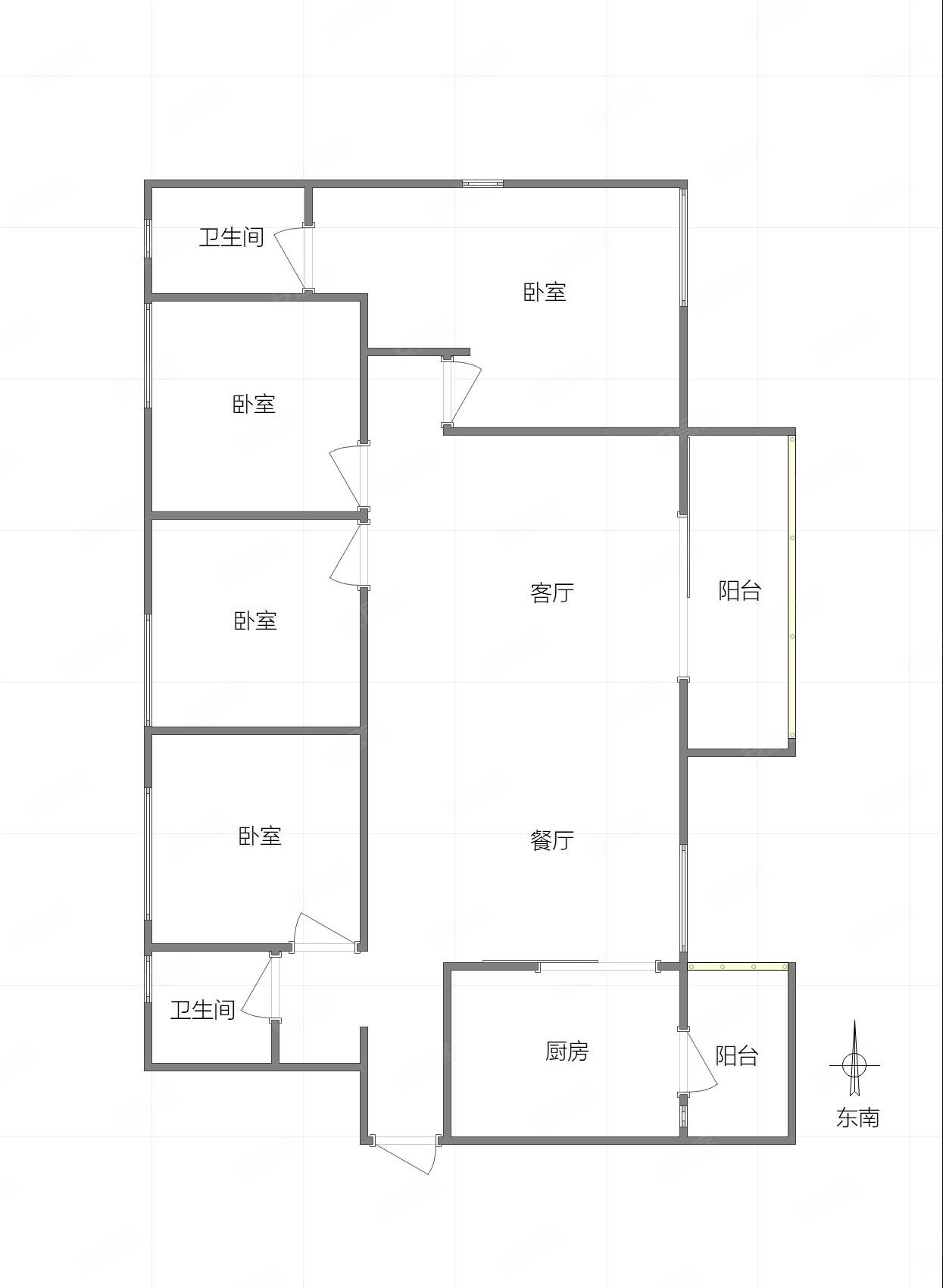 四房 159万,万科观承承澜二手房,159万,4室2厅,1卫,127平米-重庆安居