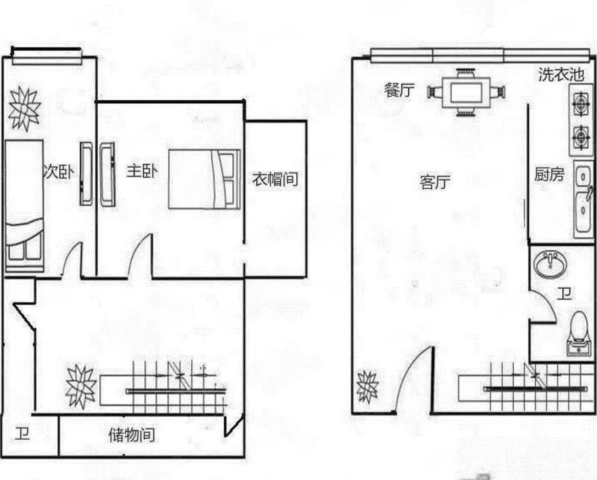 碧桐园2室1厅2卫28㎡南228万