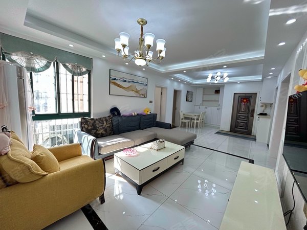 惠苑实拍,金惠苑精装三房出租2200客厅配有空调 电视出租房源真实图片