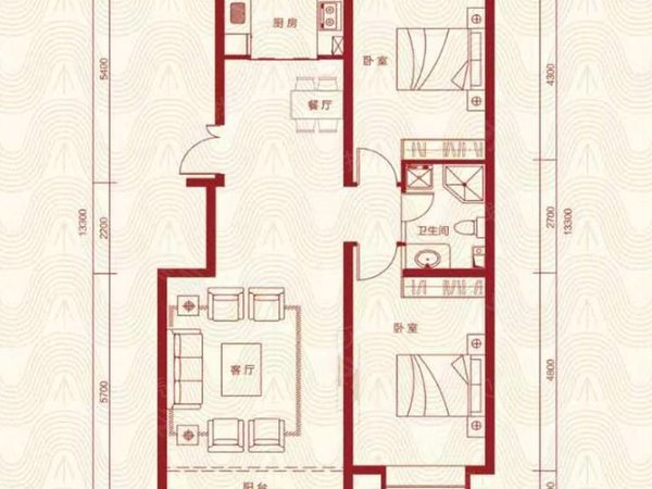 包头九原富力城天福广场天福广场！loft可商用！全套家具家电齐全，拎包入住，采光好出租房源真实图片