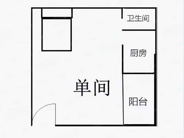 优秀的温馨大单间,品牌家私家电,拎包入住可养宠物出租房源真实图片