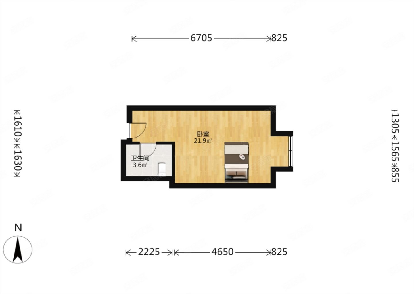 青二时代凯悦标间精装修户型好楼下就是地铁房东诚售