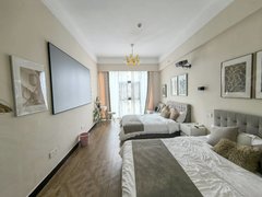 醴陵太一商城醴陵市区世纪广场  豪装公寓 指纹锁带投影仪  拎包入住出租房源真实图片