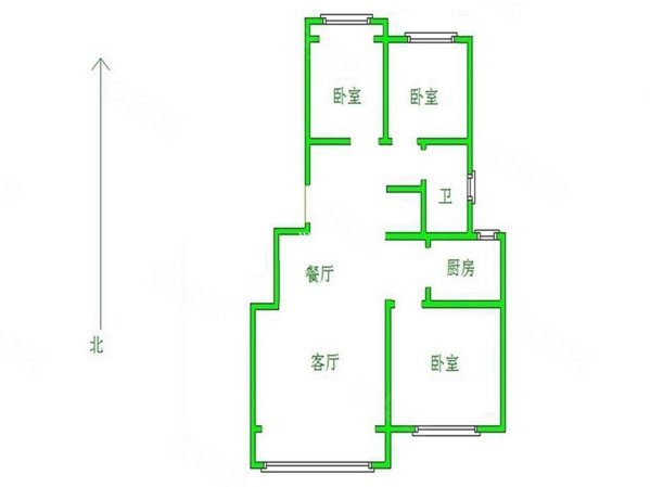 华润橡树湾3室2厅1卫109.67㎡南北129万