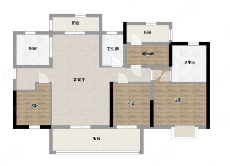 衡阳碧桂园花园里(别墅)5室2厅4卫260㎡南北260万