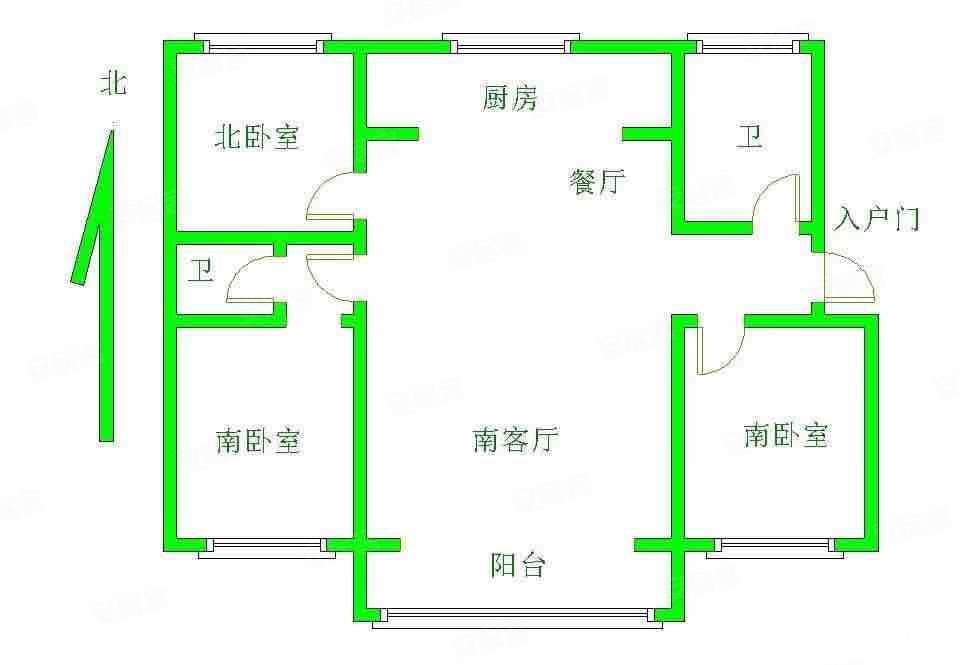 南一中精装少住三居室品牌家具可拎包入住位置很好,清华园(莱西)二手