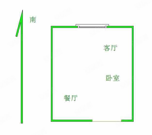 中海寰宇天下(商住楼)2室2厅1卫65㎡南42万