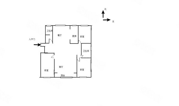 泛海拉菲庄园3室2厅2卫141.74㎡南北141万