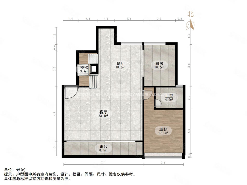 融创东山府二区4室2厅3卫274.41㎡南北820万