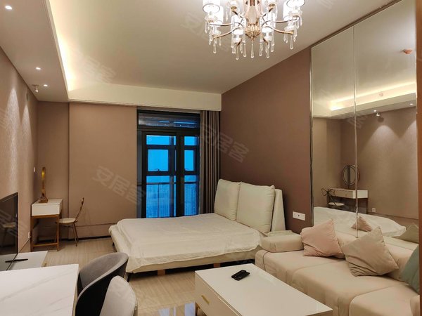 可月付 恒大中央广场 精装酒店式公寓 全屋定制 !