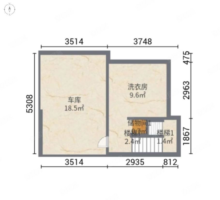 东原逸墅(别墅)4室2厅3卫123.9㎡南北1000万