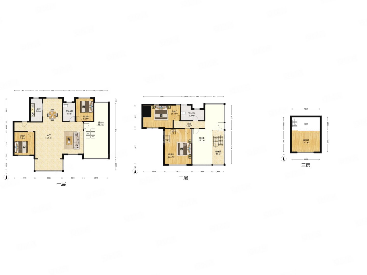 180业主降价 精装5房顶楼复式!九龙湖新力龙湾改善洋房