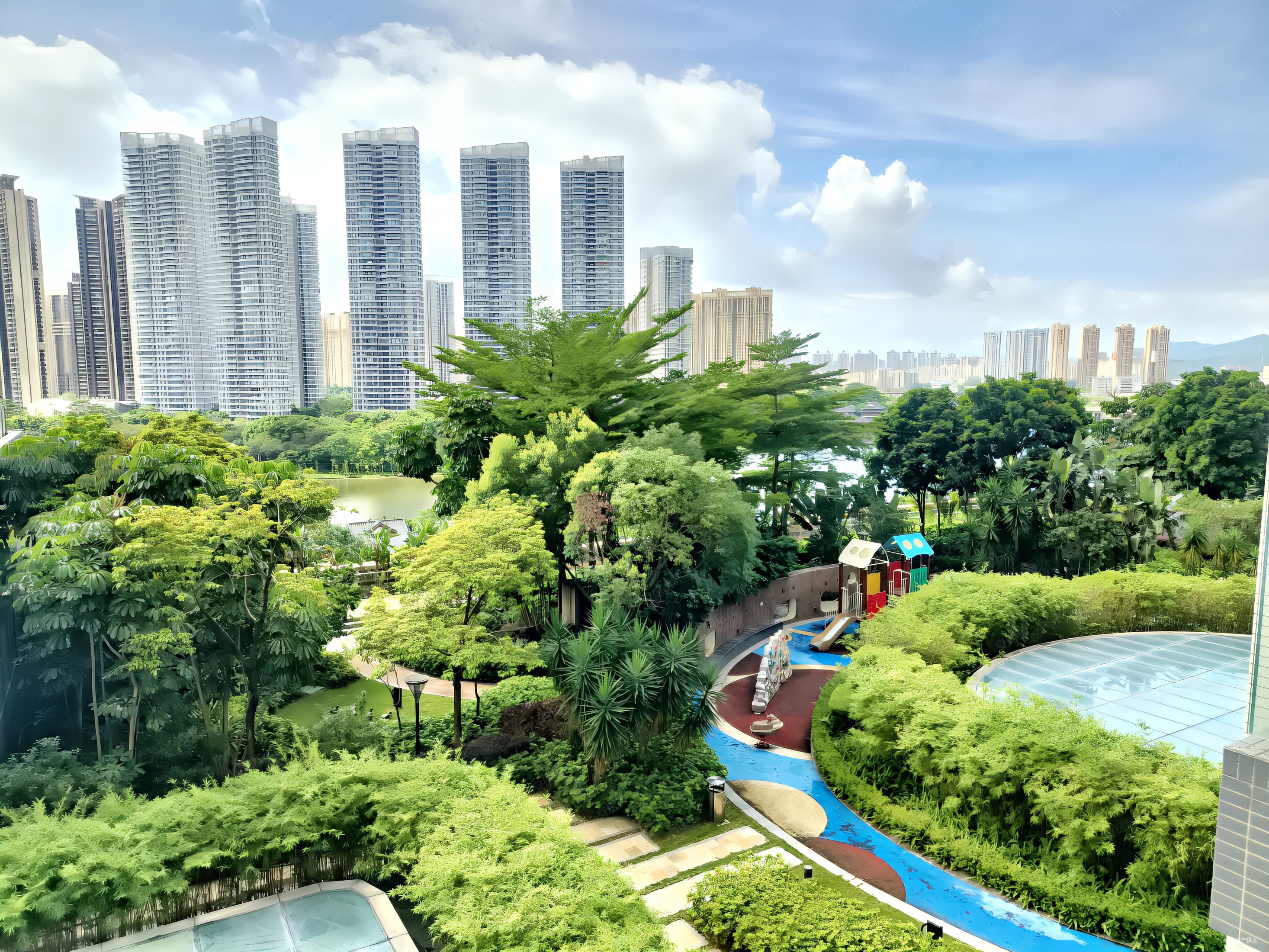 金山湖豪宅方直广场东南向通透采光好看房方便