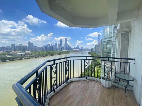 广州海珠滨江东珠江广场水岸卫城望江望塔 一线江景房 南北通透全新