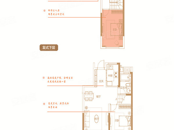 漳州西湖正荣府户型图图片