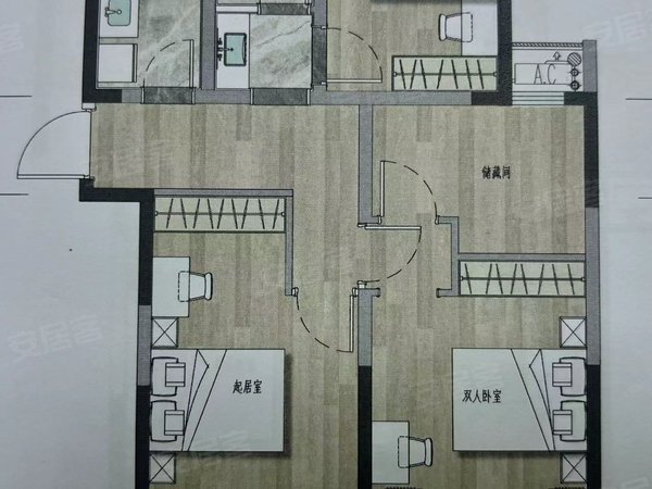 苏州姑苏姑苏城区金秋花园金秋花园 精装三室 拎包入住 近迎春路 团结桥出租房源真实图片