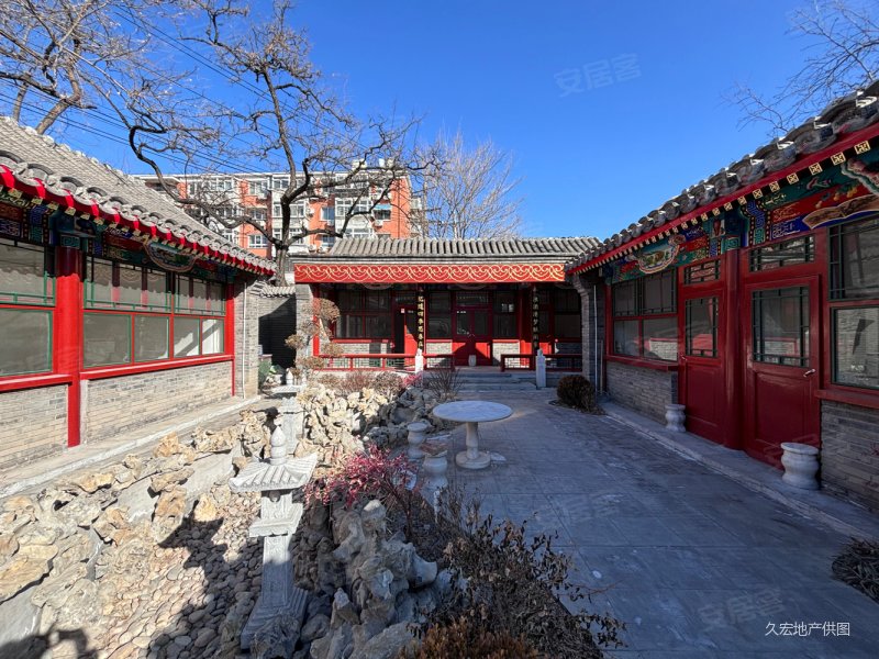 京派四合院西城区白塔寺脚下复古贴金彩绘三个独立车位随时看