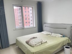 通辽科尔沁万达广场电梯一室一厅的临近万达广场附属医院家具家电齐全出租房源真实图片