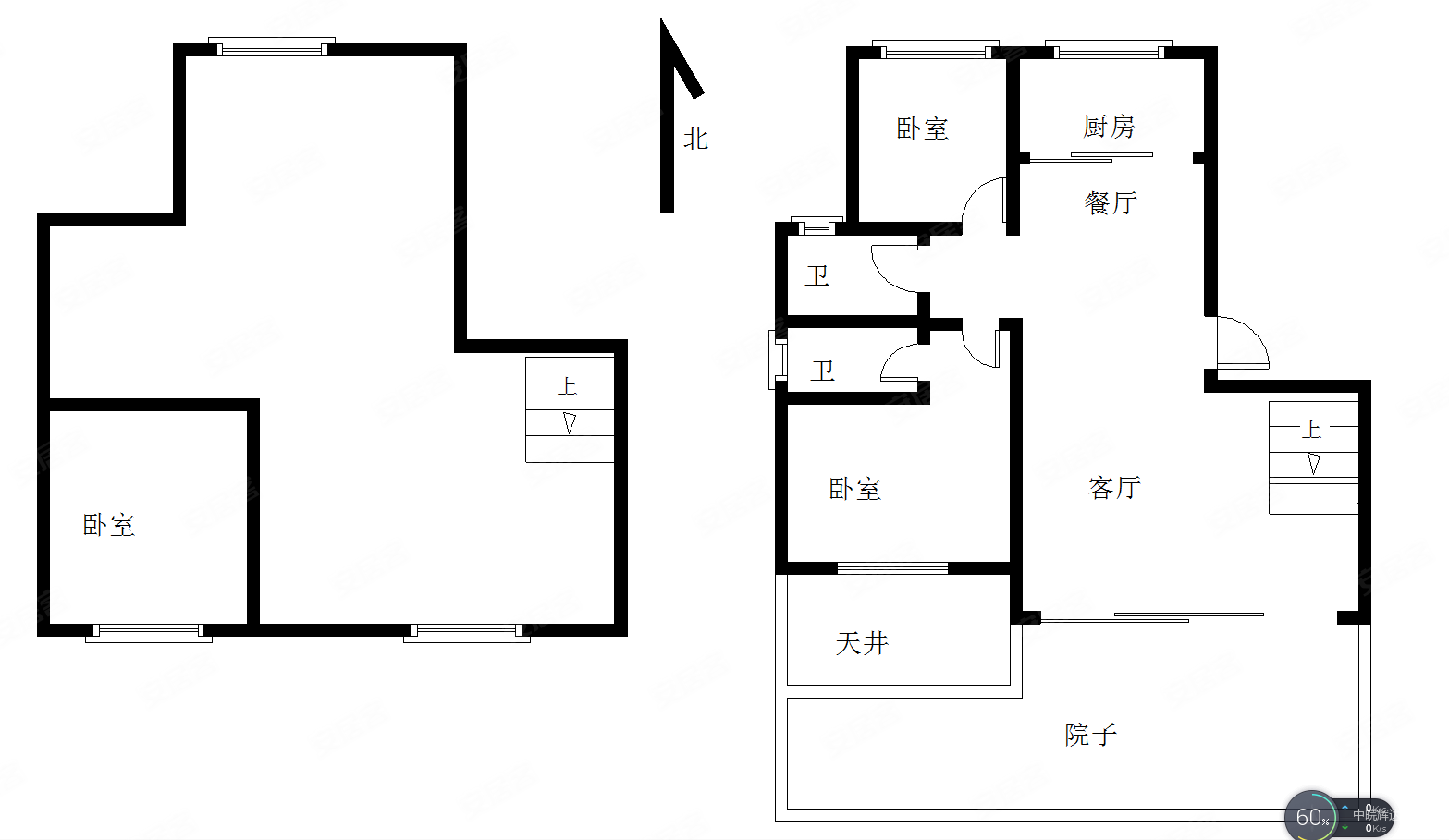 洋房一楼送70平庭院置地瑞玺小区中间位置复式洋房带院