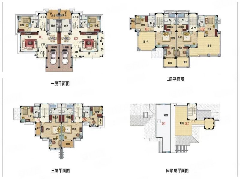 碧桂园滨湖城凤栖湖畔苑(别墅)5室2厅5卫295㎡南北260万