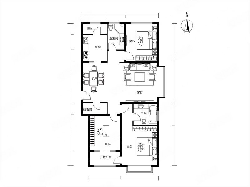 报价可议 臻园南区南北通透三居 三套同户型出售 可实勘明厨卫