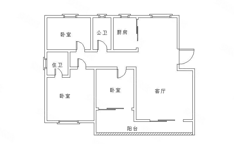 九颂山河菁华轩3室2厅2卫100㎡南北70.22万