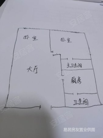 城建东逸花园2室1厅1卫90.34㎡西70万