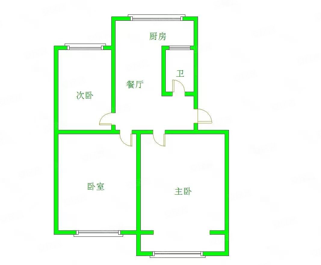 和安里 80平米三室 63.8万 老本 ,和安里二手房,63.