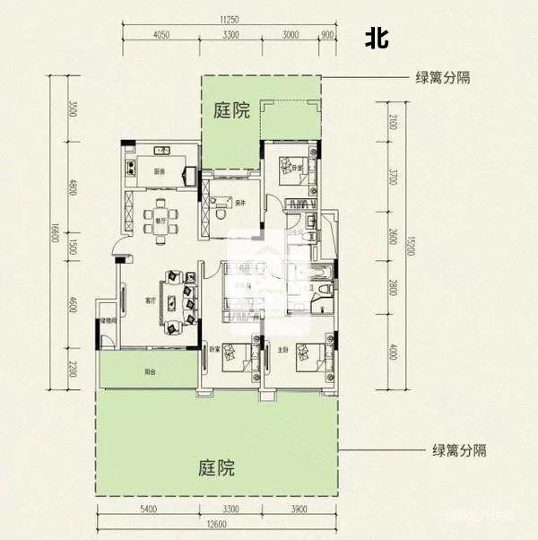 奥园誉湖湾4室2厅2卫146㎡南北85万