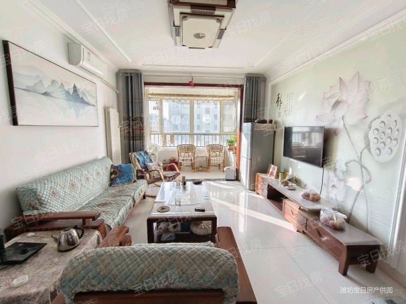 出门就是公园 电梯房小高5楼 精装修 满二,祥和苑(寿光)二手房,49万,2