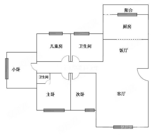 天骄豪园4室2厅2卫150.98㎡南北110万