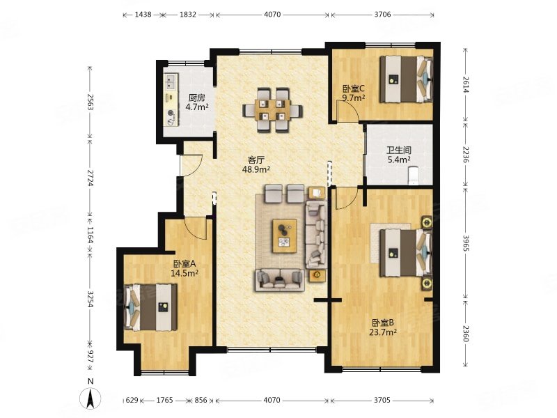 中航城两河流域