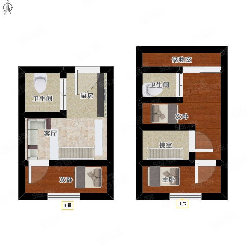 玲珑府 双地铁口精装公寓,房东诚心出售价格优惠漂亮