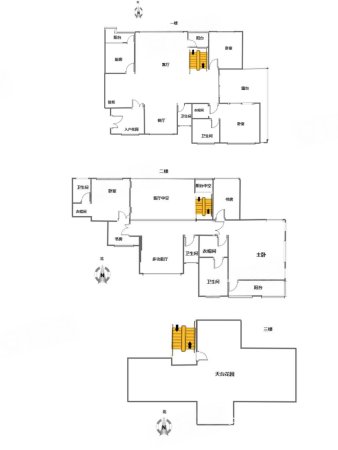 华发新城五期(彩云河畔)5室3厅5卫371㎡北1000万