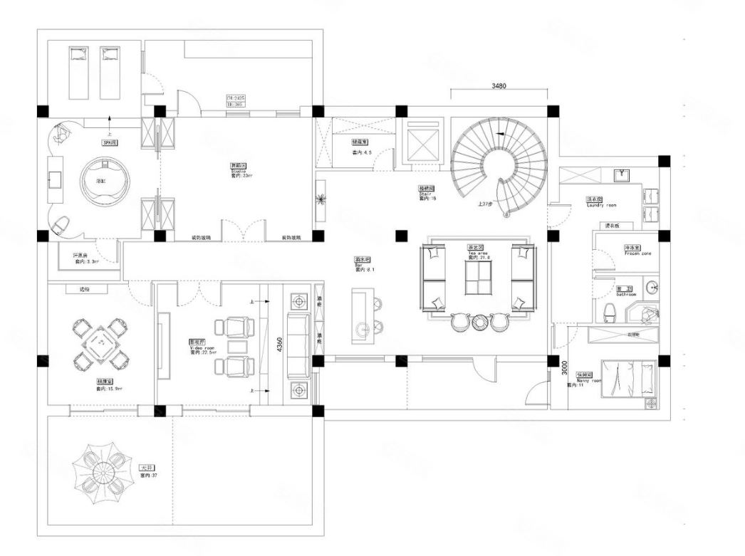 云间绿大地别墅