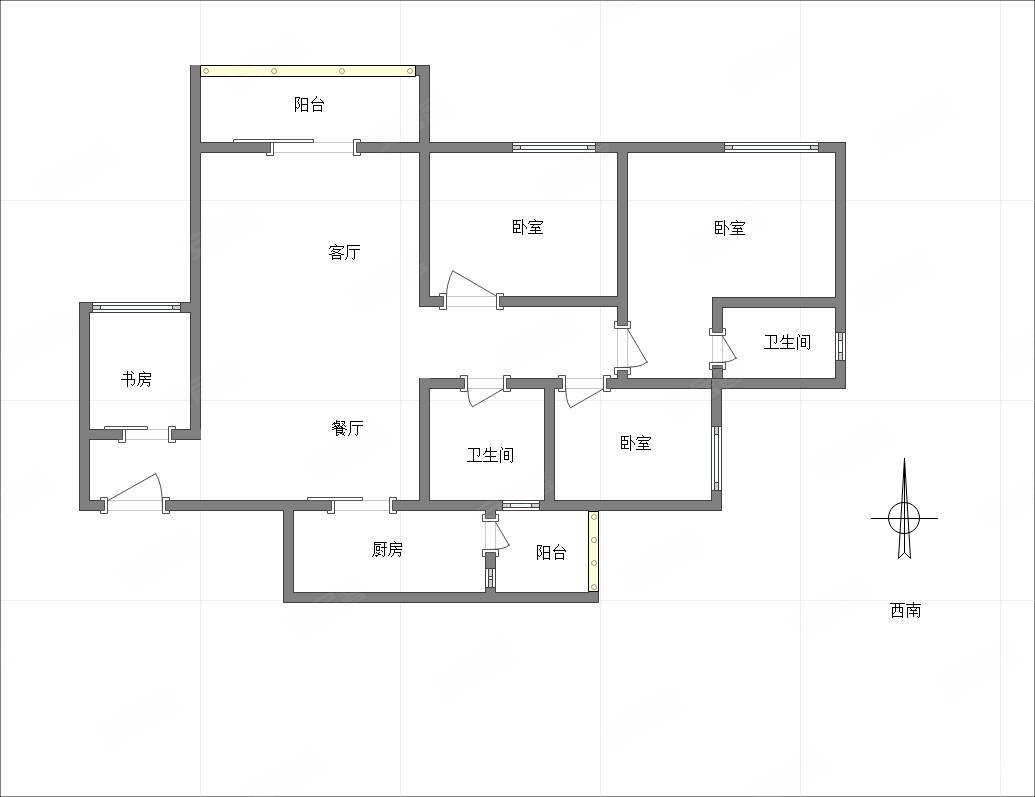 新上保利香雪清水三房双卫看小区中庭住家安静