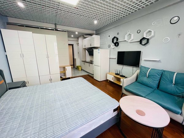 济南槐荫西客站中建锦绣广场小情侣看过来了公寓独立厨房卫生间靠近