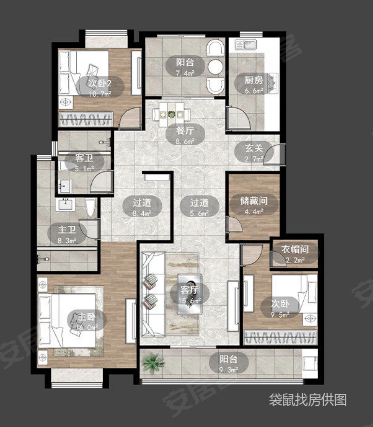 急急急绿城江南里南北通透次新房户型好
