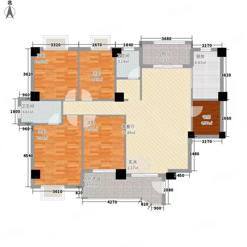 丽阳春都4室2厅1卫130㎡南北79万