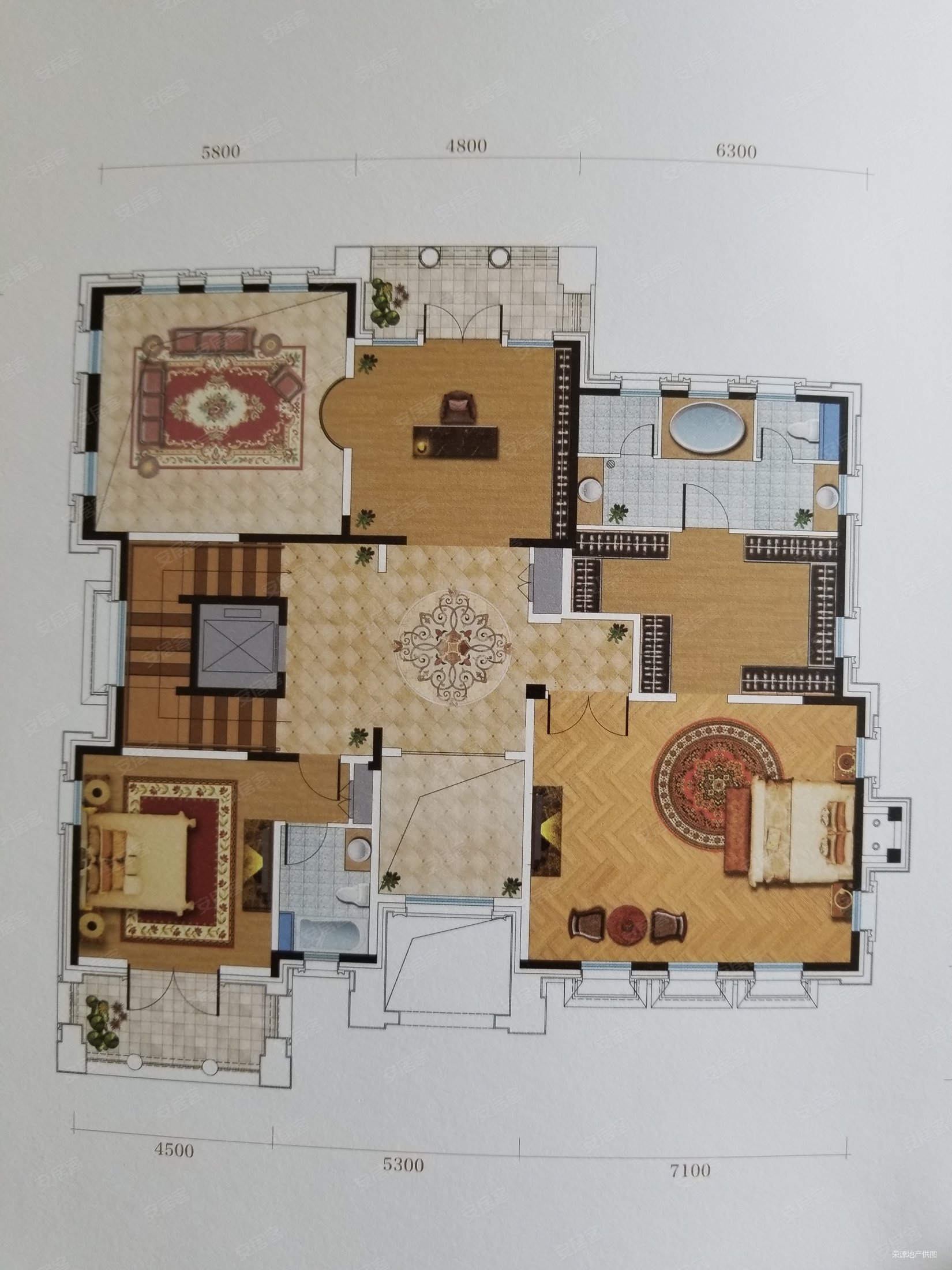 远洋lavie5室4厅6卫800㎡南北8800万